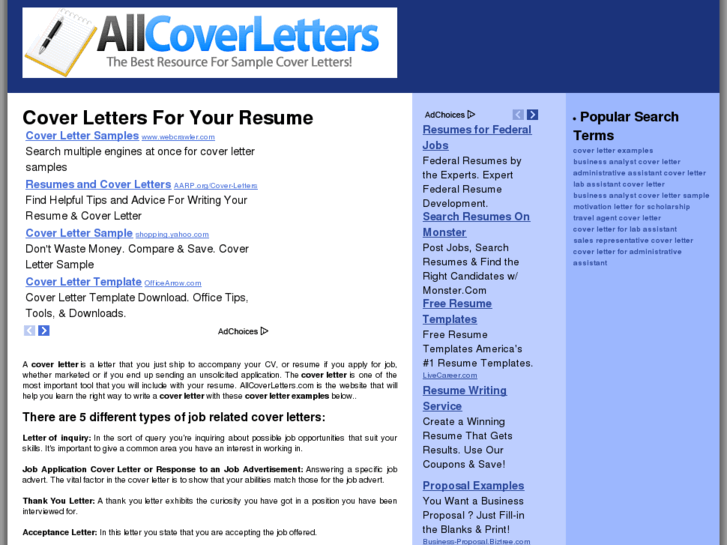 www.allcoverletters.com