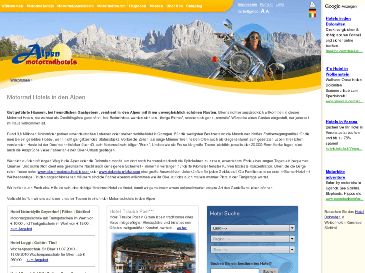 www.alpen-motorradhotels.com