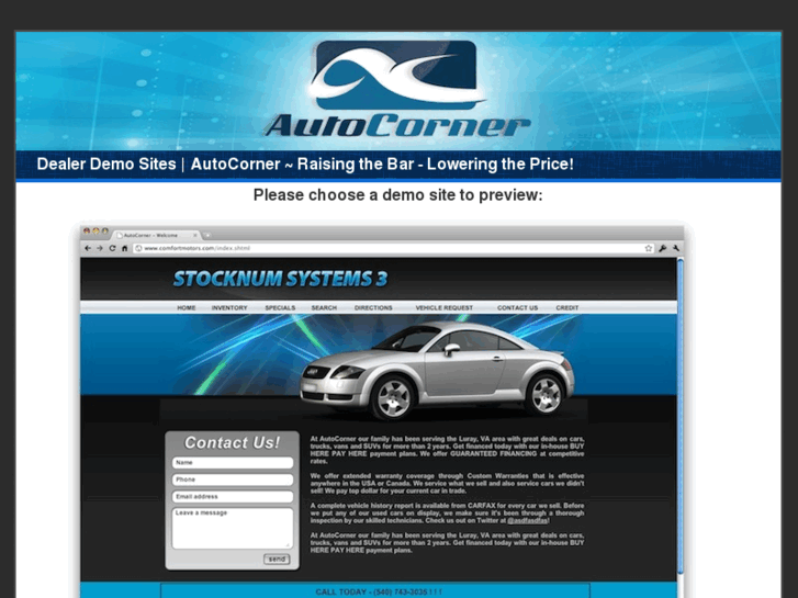 www.autocornerdemo.com