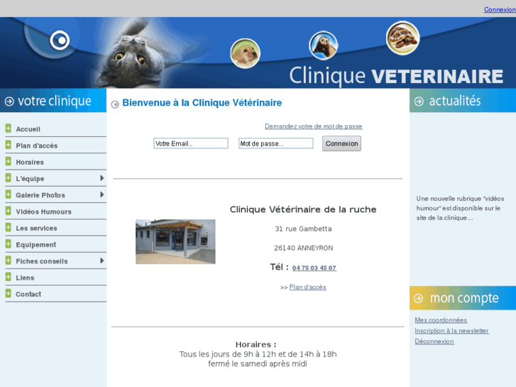 www.cliniqueveterinairedelaruche.com