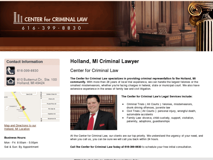 www.criminallawyerholland.com