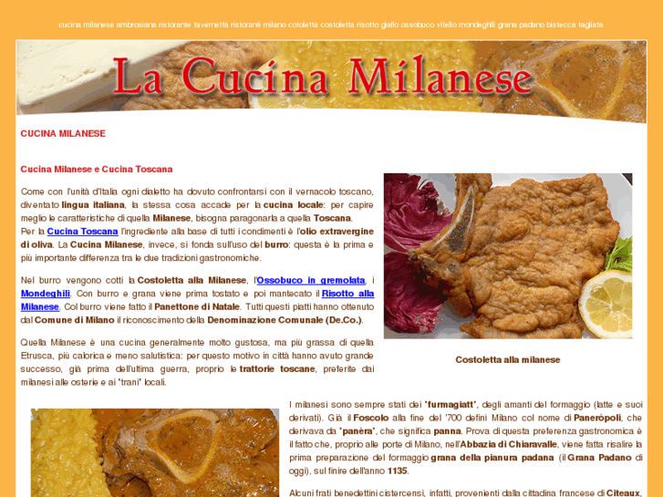 www.cucina-milanese.it