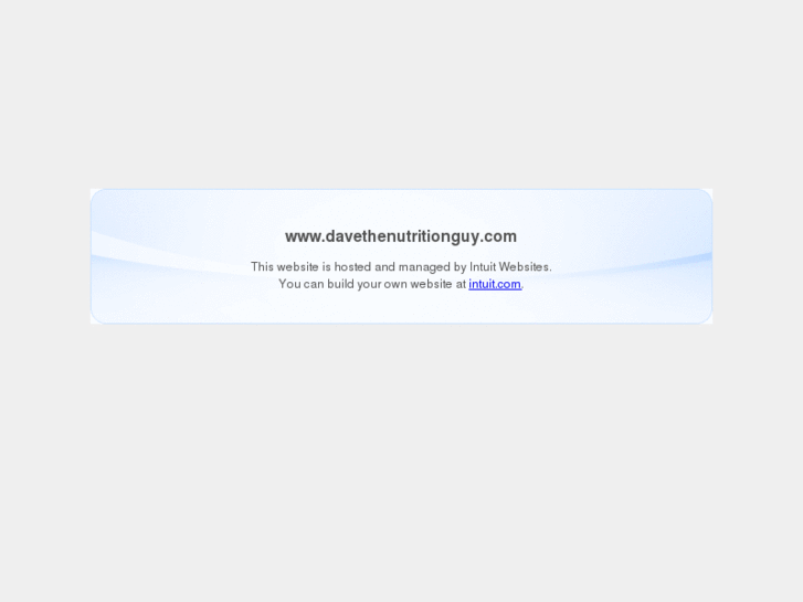 www.davethenutritionguy.com