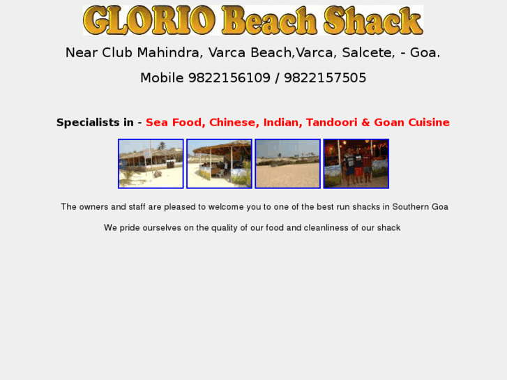 www.gloriobeachshack.com