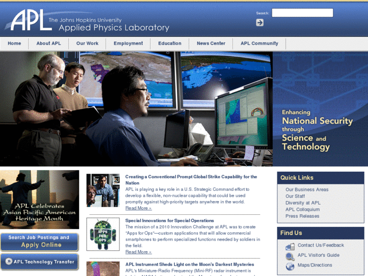 www.jhuappliedphysics.info