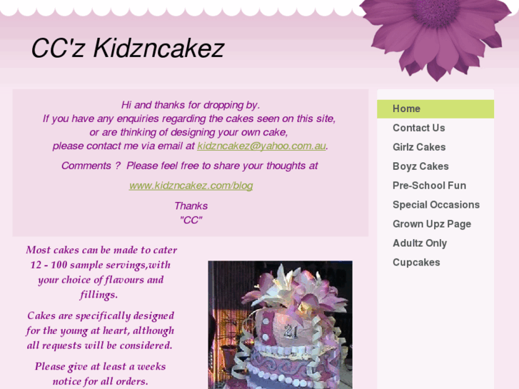 www.kidzncakez.com