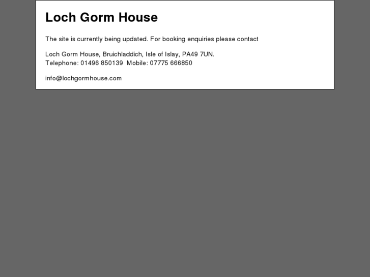 www.lochgormhouse.com