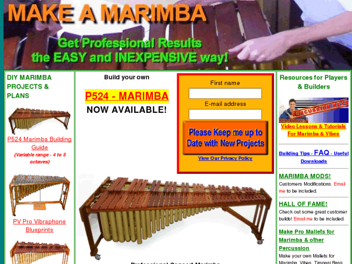 www.makeamarimba.com