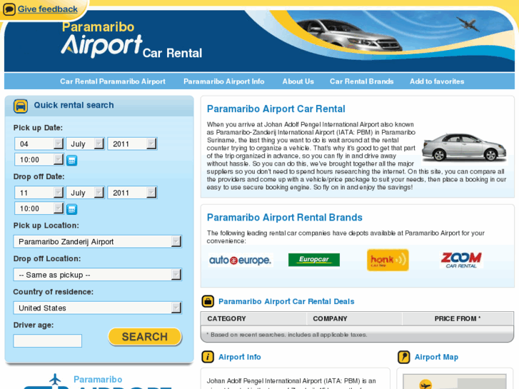 www.paramariboairportcarrental.com