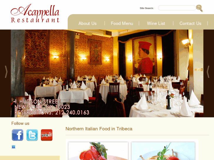 www.acappellarestaurant.com