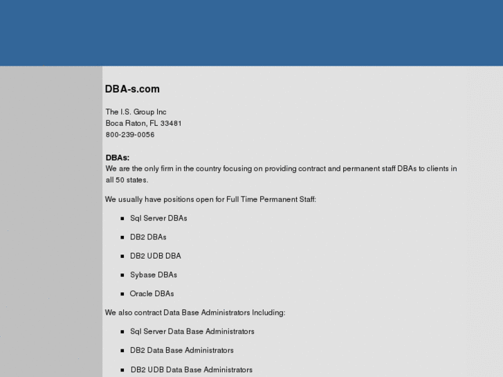 www.dba-s.com