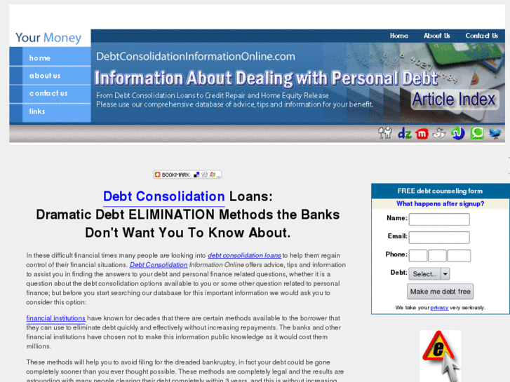 www.debtconsolidationinformationonline.com
