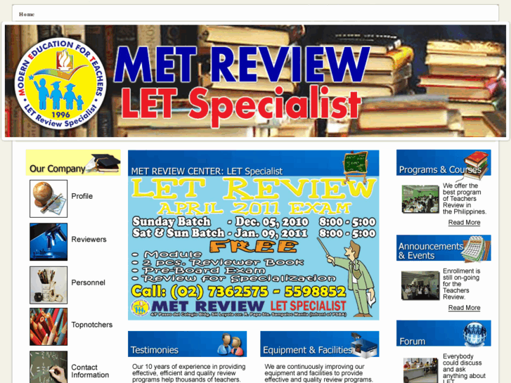 www.metreviewcenter.com