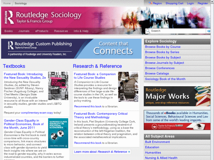 www.routledgesociologyandsocialsciencesonline.com