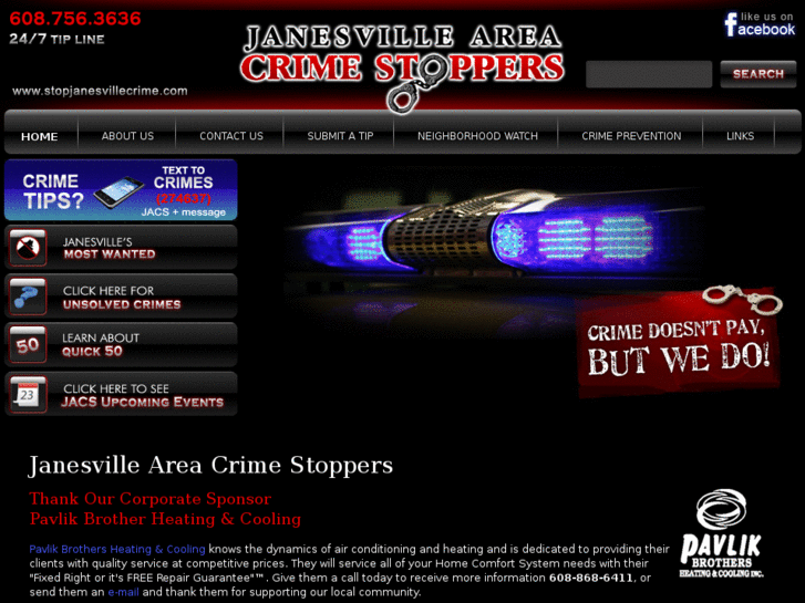 www.stopjanesvillecrime.com