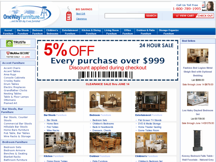 www.1wayfurniture.com