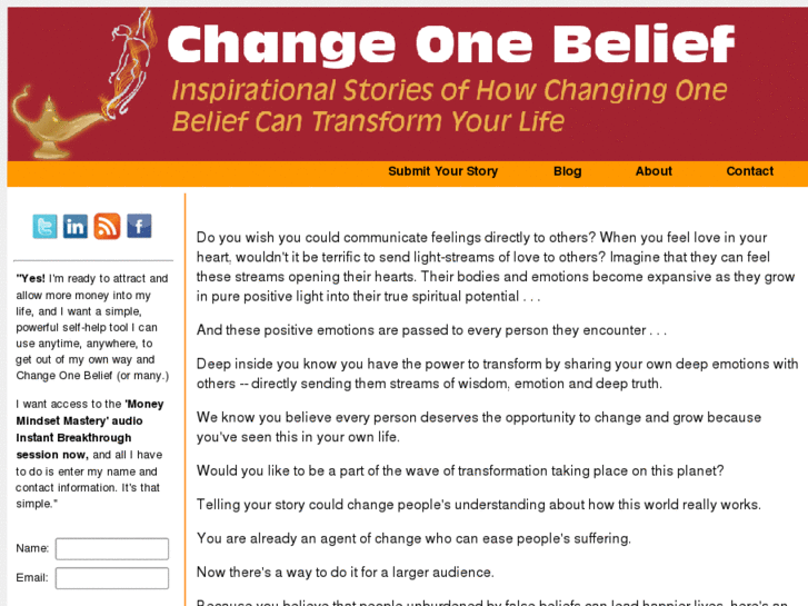 www.changeonebelief.com