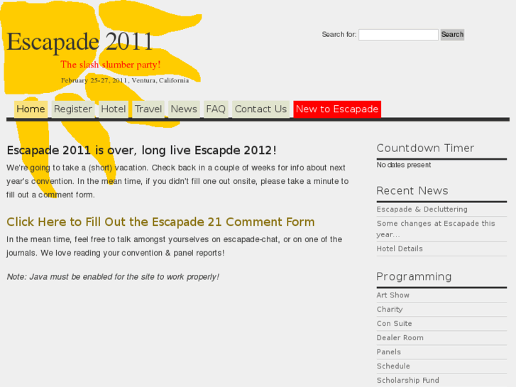 www.escapadecon.net
