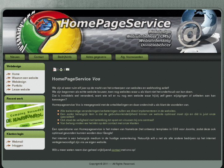 www.homepageservice.nl