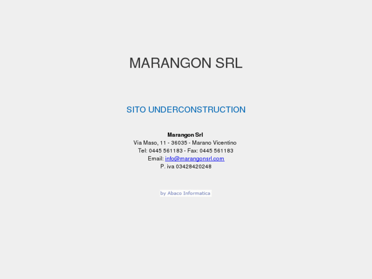 www.marangonsrl.com