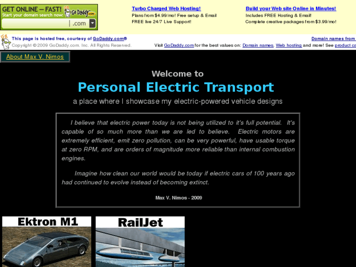 www.personalelectrictransport.com