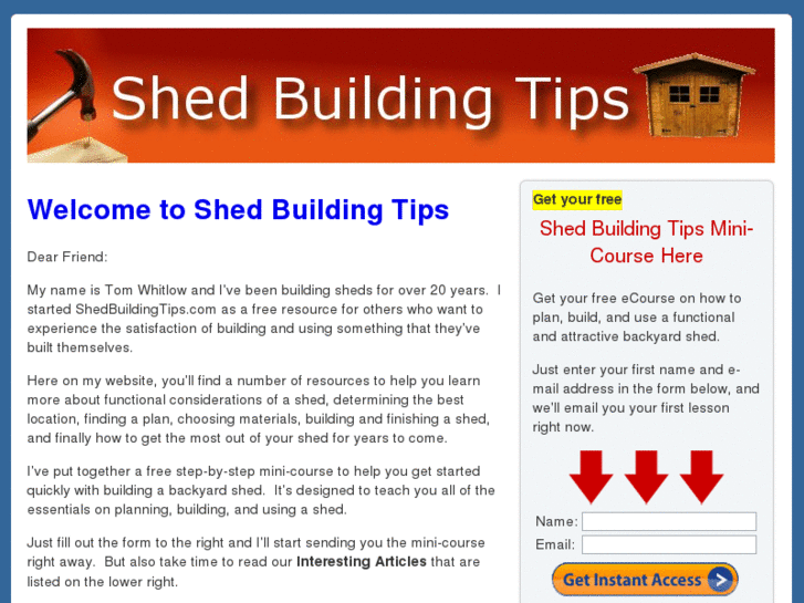 www.shedbuildingtips.com