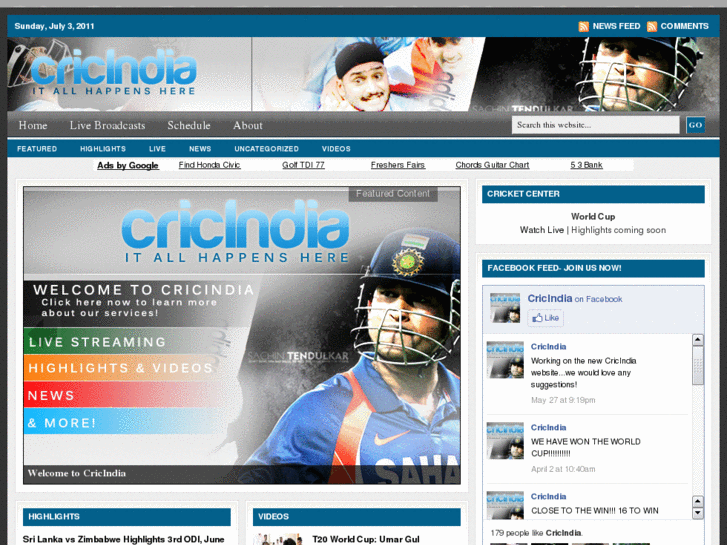 www.cricindia.net