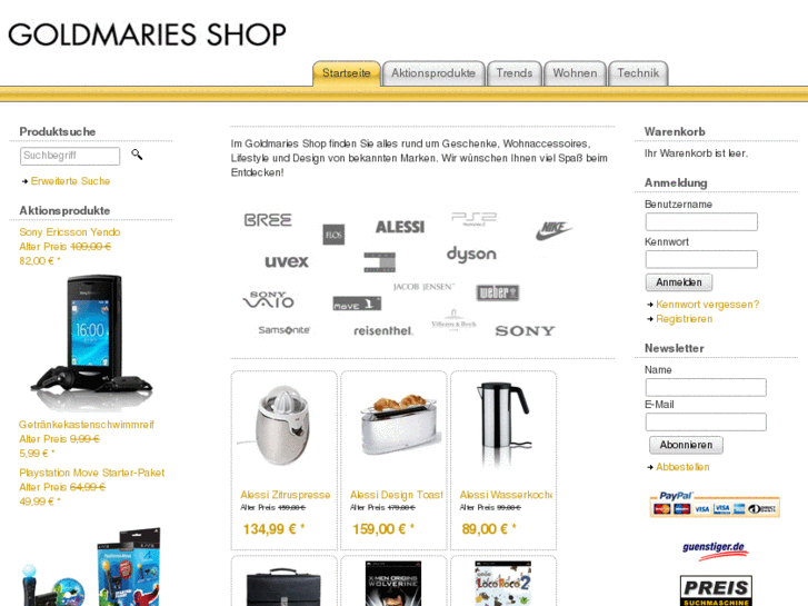 www.goldmaries-shop.com