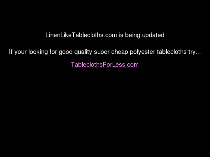 www.linenliketablecloths.com