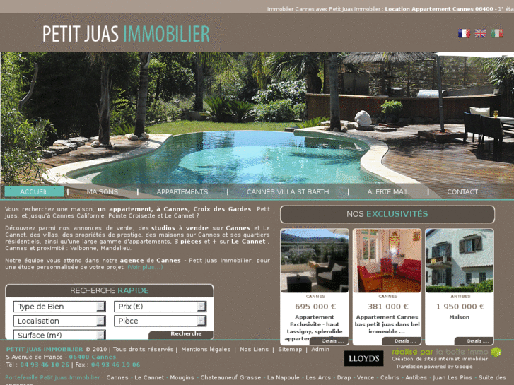 www.petitjuasimmobilier.com