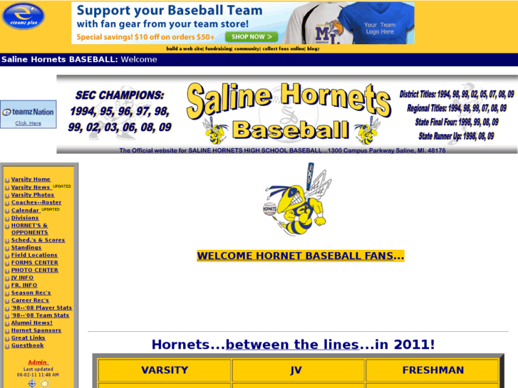 www.salinehornetsbaseball.com