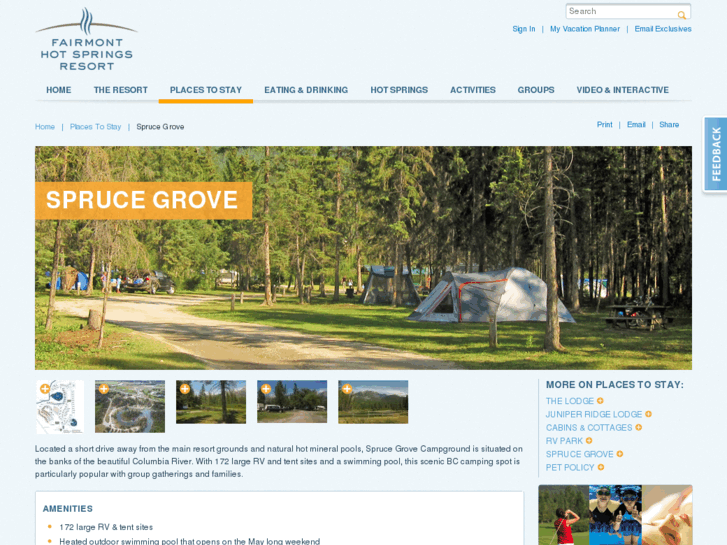 www.sprucegroveresort.com