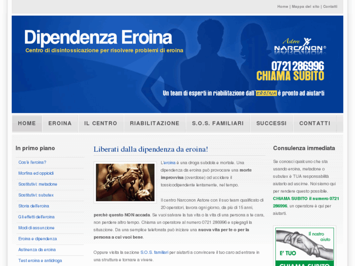 www.dipendenzaeroina.it