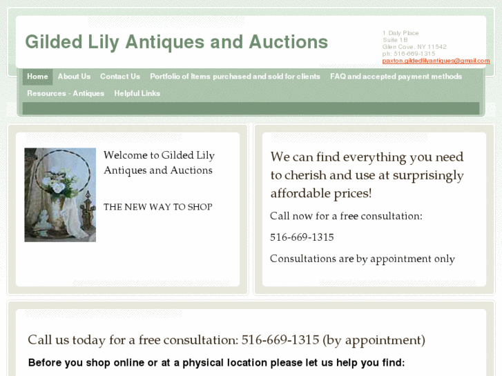 www.gildedlilyantiquesandauctions.com