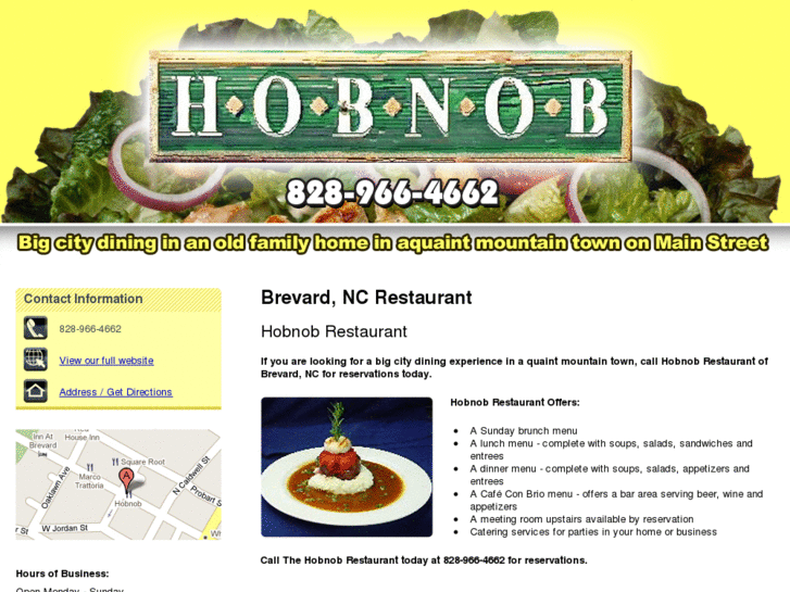 www.hobnobonlinenc.com