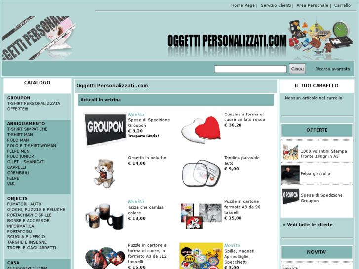 www.oggettipersonalizzati.com