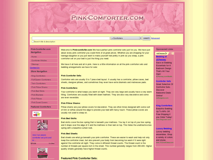 www.pink-comforter.com