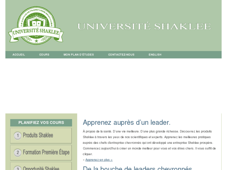 www.universiteshaklee.com