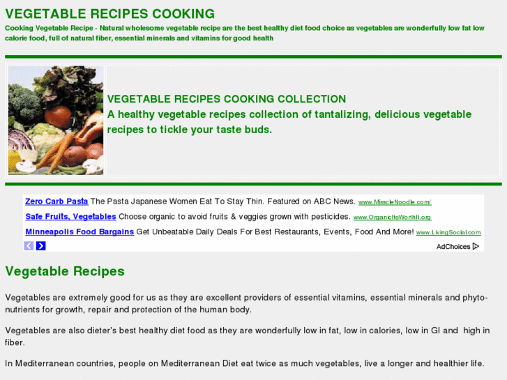 www.vegetable-recipes-cooking.com