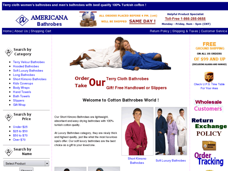 www.americanabathrobes.com