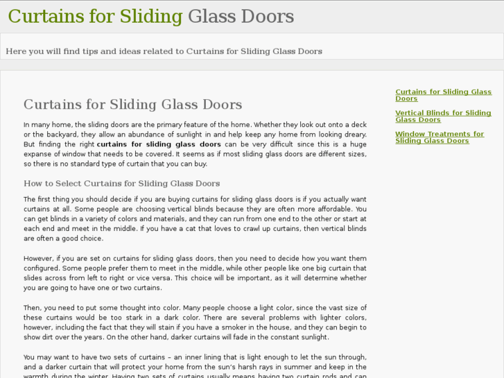 www.curtainsforslidingglassdoors.org