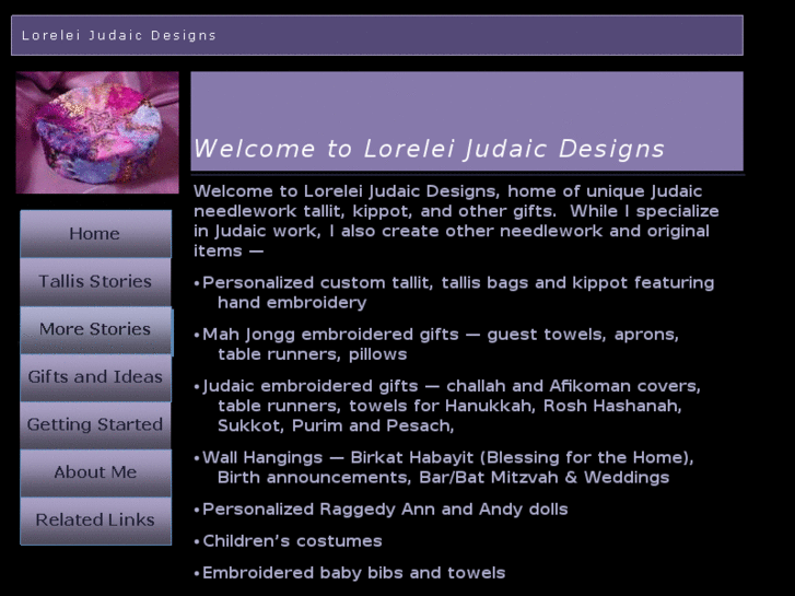 www.loreleijudaicdesigns.com