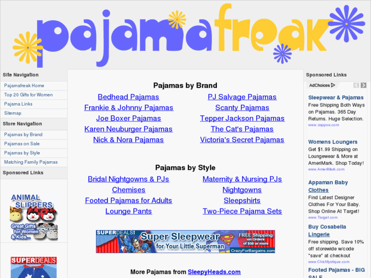 www.pajamafreak.com