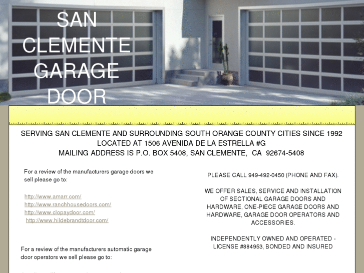 www.sanclementegaragedoor.com