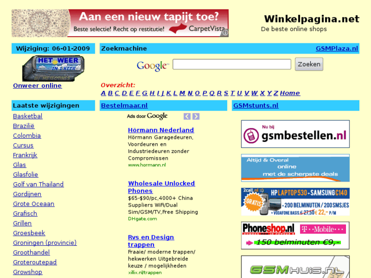 www.winkelpagina.net