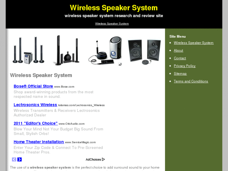 www.wirelessspeakersystems.net