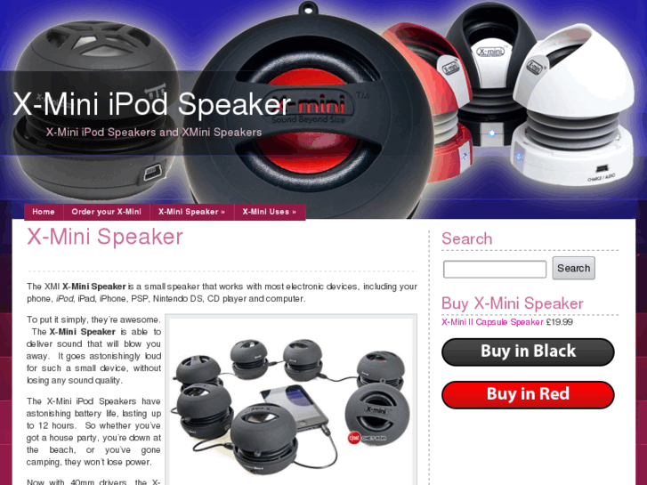 www.xminiipodspeaker.com