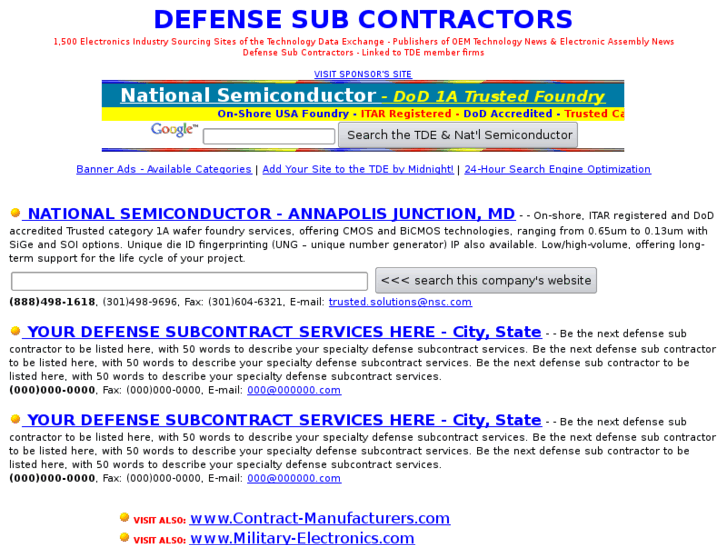 www.defensesubcontractors.com