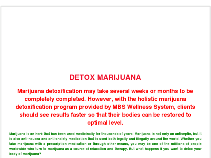 www.detoxmarijuna.com