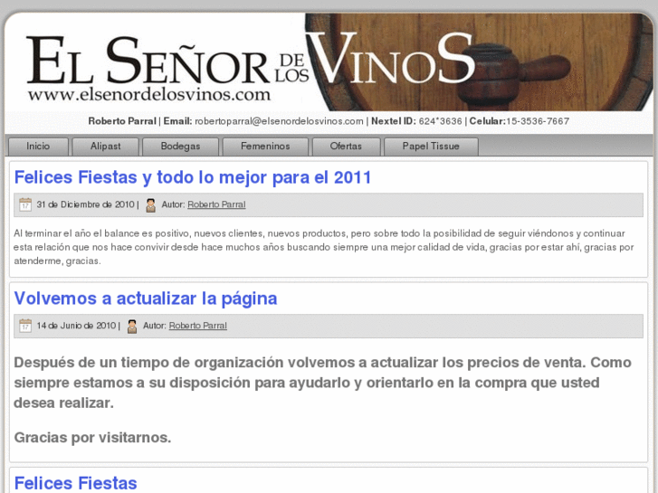 www.elsenordelosvinos.com